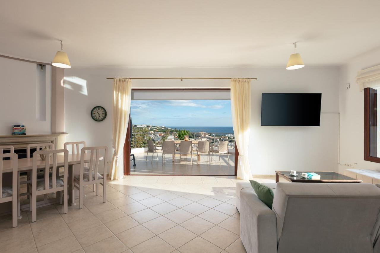 Veranda Sea View Villa, Walking Distance To Beach, By Thinkvilla Agia Pelagia Eksteriør bilde